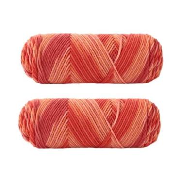 Imagem de Fio De Algodão Leite Colorido De 5 Fios Tingido Para Suéter De Bebê, 2