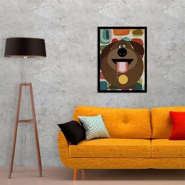 Imagem de Quadro Dog The Secret Life Os Pets Moldura Preta 24X18Cm