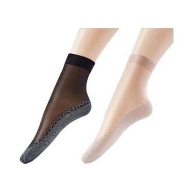 Imagem de Meias Femininas Ultrafinas De Renda Respirável, 10 20 Pares, Meias Cur