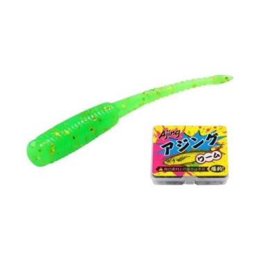 Imagem de Isca De Pesca Macia De 3.5cm Spinpoler Ajing Worm TPR Flutuante Swimba