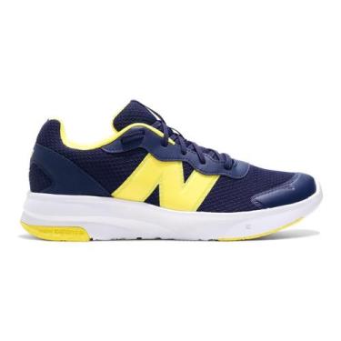 Imagem de Tênis New Balance 578 Juvenil, Marinho, Amarelo, 35