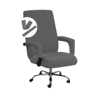 Imagem de Capa Elástica Giratória Para Cadeira De Escritório Tamanho M L, Anti-s