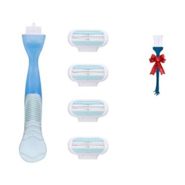 Imagem de Lâminas De Barbear Femininas Para Rosto, Pernas, Axilas E Área Do Biqu