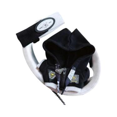 Imagem de Conjunto De Moletom E Calça Labubu Vermelho Com Zíper, Faixa De Cabelo