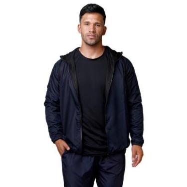 Imagem de Jaqueta Corta Vento Forrada Blusa Masculino Agasalho Esporte Com Capuz-Masculino