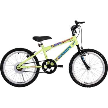 Imagem de BICICLETA ATHOR ARO 20 MTB S/MARCHA EVOLUTION MASCULINA AMARELO NEON STREET