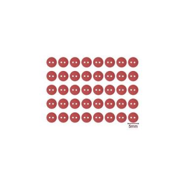 Imagem de Mini Botão Redondo 5mm - 40 unidades - We Care About, Laranja