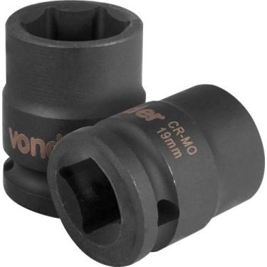 Imagem de Soquete Sextavado de Impacto, Encaixe de 1/2" x 19,0 mm, Vonder OstenV