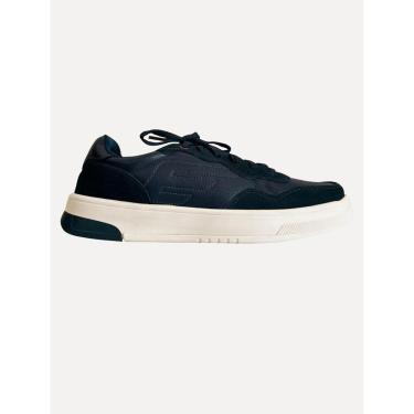 Imagem de Tênis Ellus Masculino Couro Parker Azul Marinho-Masculino