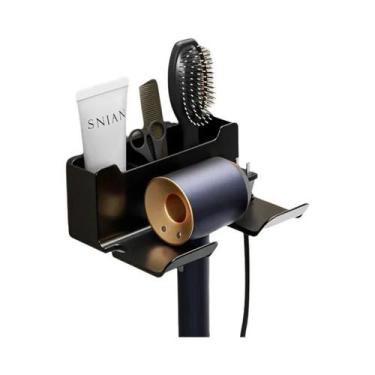 Imagem de Suporte De Parede Para Secador De Cabelo, Suporte Para Chapinha, Caixa