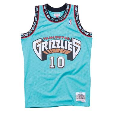 Imagem de Regata Mitchell & Ness Swingman Jersey Vancouver Grizzlies Road 1998-99 Mike Bibby Masc...