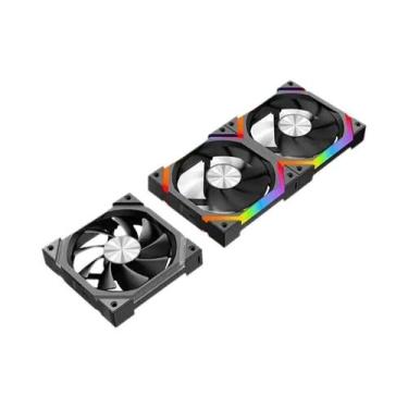 Imagem de Ventilador Silencioso De 120mm UPSIREN W-ZF120 5V 3-PIN ARGB 12V 4-PIN