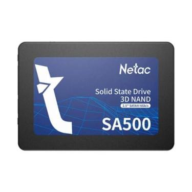 Imagem de SSD 120GB 2,5" SATA III 3D NAND SA500 Netac Leitura 500MB/s Gravação 4