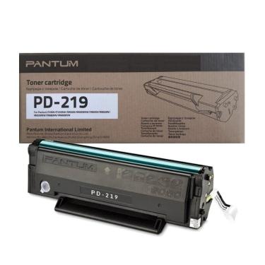 Imagem de Toner PD-219 para Impressora com Rendimento Médio de 1.600 Páginas em Papel A4 Pantum