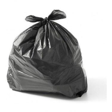 Imagem de Saco de Lixo Reforçado Resistente Preto 40 Litros 5kg para Descarte Doméstico e Comerci...
