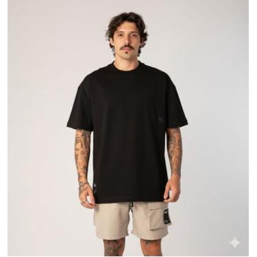 Imagem de Camiseta Masculina Mcd Box Fit Core 2609, Preto, M