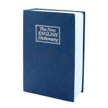 Imagem de Cofre Livro Pequeno Com 2 Chaves The New English Dictionary - Western