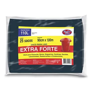 Imagem de Embalixo Saco de Lixo Extra Forte 110 Litros - 25 Unidades