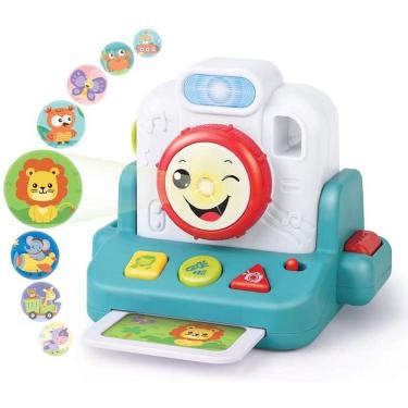 Imagem de Brinquedo Educativo Bebê Musical Câmera com Som Imagem e Projeção Lenticular Braskit