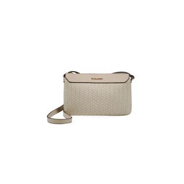 Imagem de Bolsa Transversal Feminina 3 Divisões New Tressê Bege U / Bege
