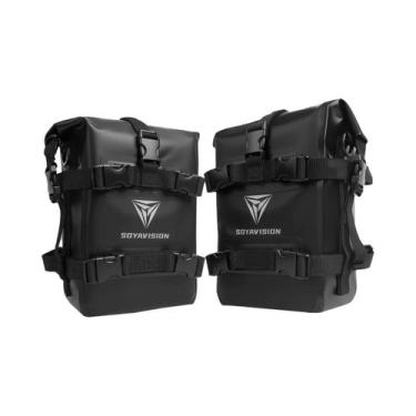 Imagem de Bolsa Grande Impermeável Para Armazenamento Lateral De Motocicletas Ya