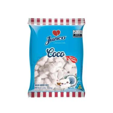 Imagem de Bala Sabor Artificial de Coco Junco 400g