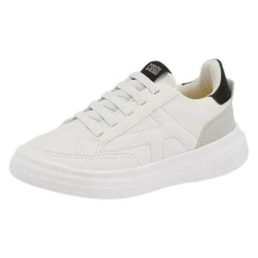 Imagem de Sapatenis Infantil Menino Clássico Moderno Casual Klin Capri, Branco, 