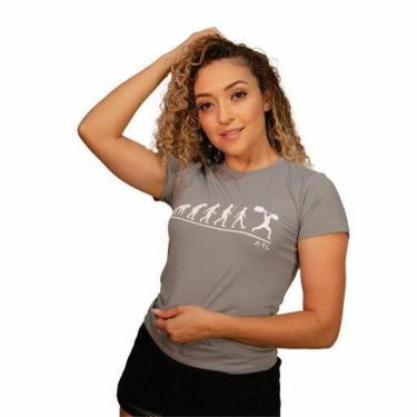 Imagem de Camiseta Feminina Evolução - Poliamida-Feminino