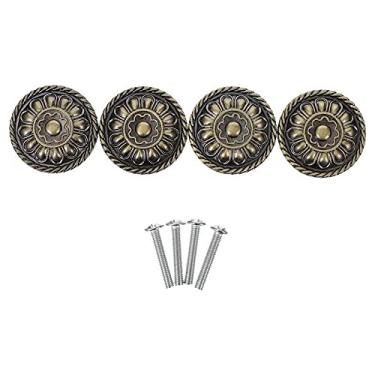 Imagem de 4 pcs gabinete puxadores de gavetas maçanetas armário acessórios móveis YYDFPIIA