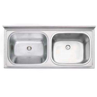 Imagem de Tanque Duplo de Apoio Tramontina 2C 27+30L - Inox