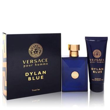 Imagem de CX.PRES. ML Eau Toilette + 100 ML Gel de Banho Masculino Versace Pour Homme Dylan Blue...