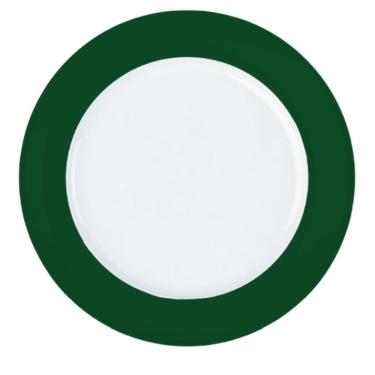 Imagem de Jogo 6un Prato Sobremesa Versa Verde  20cm Porcelana  Germer