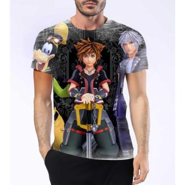 Imagem de Camisa Camiseta Kingdom Hearts Série Rpg Sora Hd 1 - Estilo Kraken