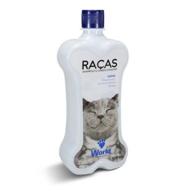 Imagem de Shampoo E Condicionador Para Gatos 500 Ml - World Pet
