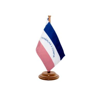 Imagem de Bandeira De Mesa Estado Espírito Santo 12x17cm Com Pedestal