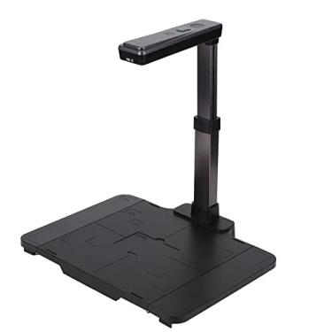 Imagem de Câmera de Documentos para Professores, Captura Pportátil de 5MP Tamanho A4, Foco Automático, Luzes LED, Dobra, Scanner de Documentos USB para Demonstração ao Vivo, Educação