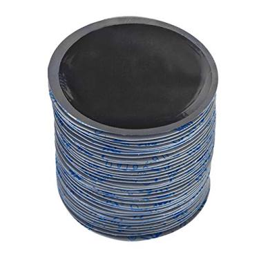 Imagem de Para Parches para Llantas Patch de reparo de pneu 36 peças/caixa 80 mm redondo de borracha para carro reparo de perfuração de pneu reparo a frio remendo sem câmara remendo de