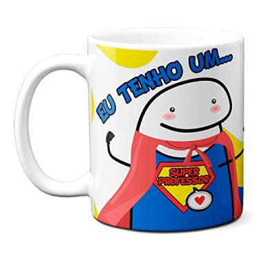 Imagem de Caneca Criativa Meme Flork Tenho Um Super Professor Presente (Branca)