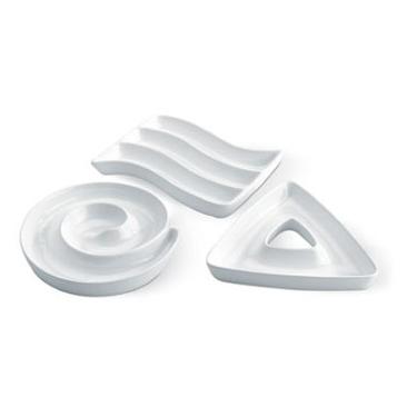 Imagem de Oggi Porcelain Party Server, Set of 3