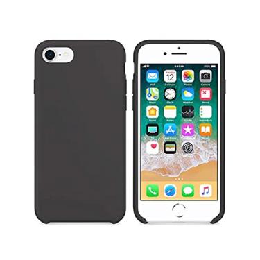 Imagem de Case Capinha Colorida Capa Slim Flexível Aveludada Compatível Com iPhone 7/8 Vermelha,Preta, Laranja, Amarela, Azul, Rosa, Pink, Branca, Lilás, Marrom, Verde, Roxo ONYK (Cinza)