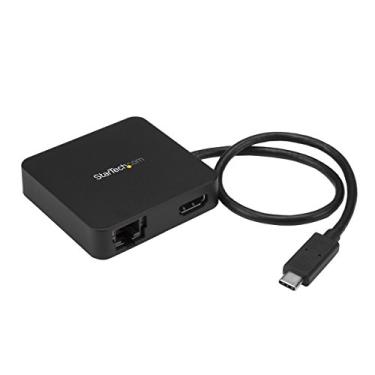 Imagem de StarTech.com Adaptador multiportas USB C - Mini Dock USB-C portátil 4K HDMI Video - Gigabit Ethernet, Hub USB 3.0 (1 USB-A 1x USB-C) - Adaptador multiporta USB tipo C - compatível com Thunderbolt 3,