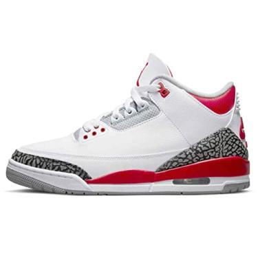 Imagem de Men's Jordan 3 Retro Fire Red White/Fire Red-Black (DN3707 160) - 10.5