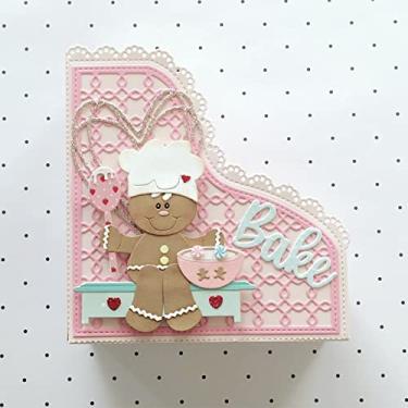 Imagem de ZFPARTY Planner elegante pasta de arquivos de bolso corte de metal estêncil para DIY scrapbooking gravação decorativa faça você mesmo cartões de papel