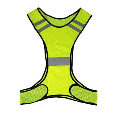 Imagem de Tingpai Leve respirável malha Reflective Vest High Visibili Safe Vest engrenagem pa Running caminhar ciclismo Jogging