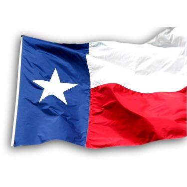 Imagem de Bandeira dos EUA de fábrica – Bandeira do Estado do Texas (estrelas aplicadas e listras costuradas) Nylon SolarMax externo – Qualidade premium – Feito nos EUA