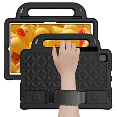 Imagem de Capa do caso da tabuleta. Tablet Case para Samsung Galaxy Tab S5E 10.5"T720 (2019), Lightweight à prova de choque Friendly Full Body Eva. Suporte de cabo de proteção e alça de ombro (Color : Black)