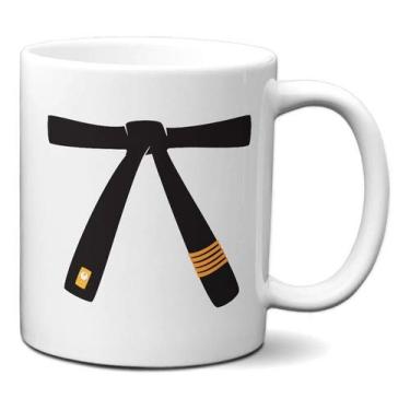 Imagem de Caneca Faixa Preta Karatê 1-9 Dan Presente Criativo Lutador