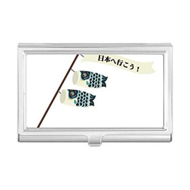 Imagem de Carteira tradicional japonesa Lucky Koinobori porta-cartões de visita