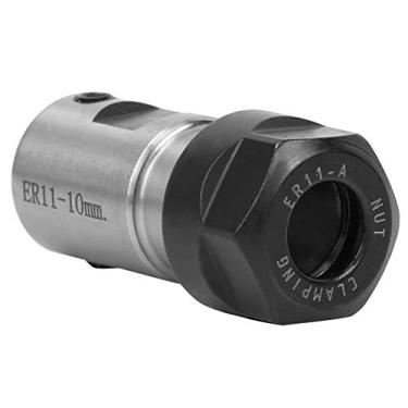 Imagem de Bloco de mandril ER11 com orifício de eixo de 10 mm, pinça ER11, para máquinas de perfuração, tornos e fresadoras, furadeiras