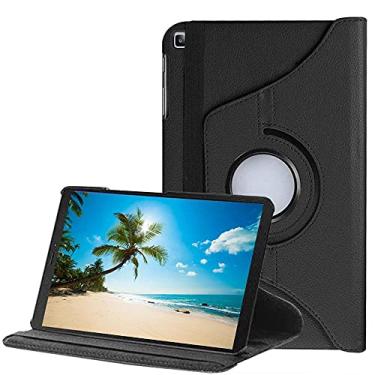 Imagem de Capa Tablet Samsung A7 Lite 8.7 Polegadas T220 T225 Giratória Preta